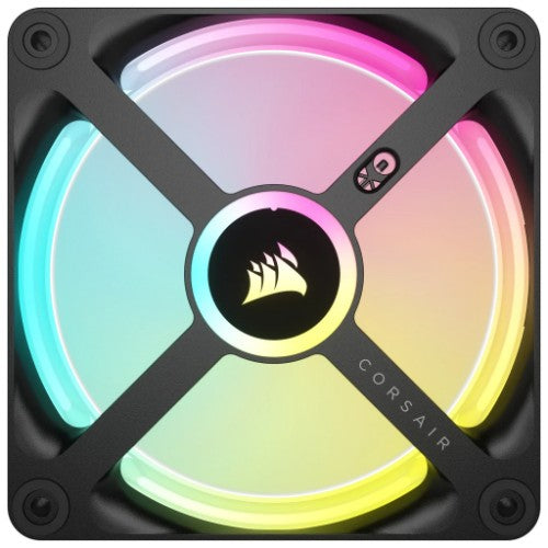 Corsair CUE LINK QX120 RGB Computer case Fan 4.72" (12 cm) Black, White 1 pc(s)
