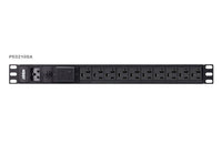 ATEN PE0210SA power distribution unit (PDU) 10 AC outlet(s) 1U Black