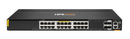 HPE Aruba Networking CX 6300M 24p Smart Rate 1G/2.5G/5G/10G Class6 PoE 2p 50G 2p 25G Switch