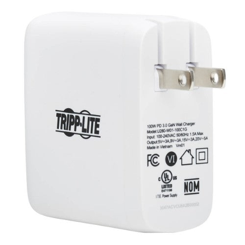 Tripp Lite U280-W01-100C1G mobile device charger Universal White AC Indoor
