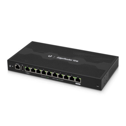 Ubiquiti EdgeRouter 10X wired router Black
