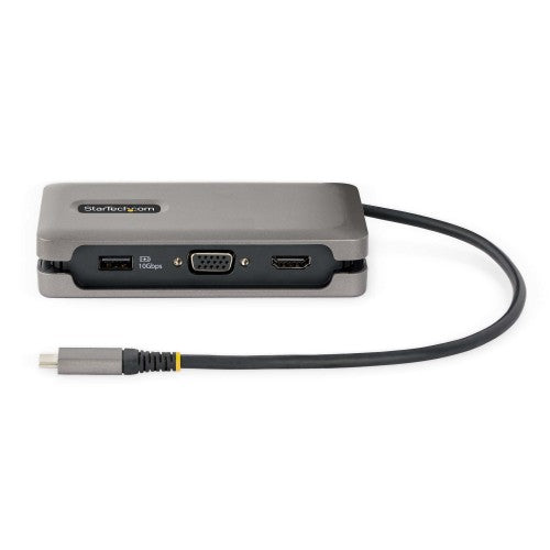 StarTech.com DKT31CVHPD3 laptop dock/port replicator Wired USB 3.2 Gen 2 (3.1 Gen 2) Type-C Gray