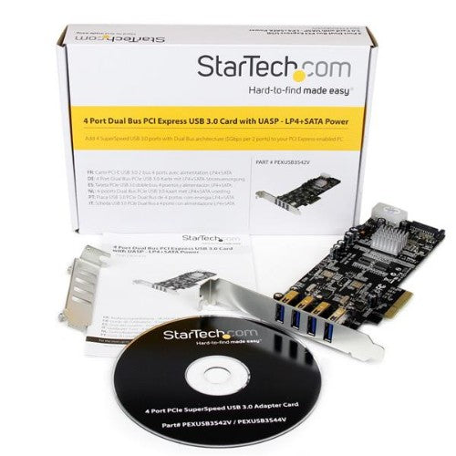 StarTech.com PEXUSB3S42 interface cards/adapter Internal USB 3.2 Gen 1 (3.1 Gen 1)