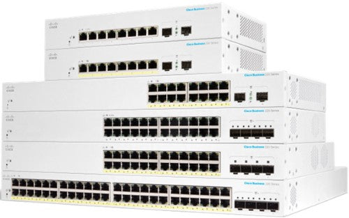 Cisco CBS220-48P-4G Managed L2 Gigabit Ethernet (10/100/1000) Power over Ethernet (PoE) White
