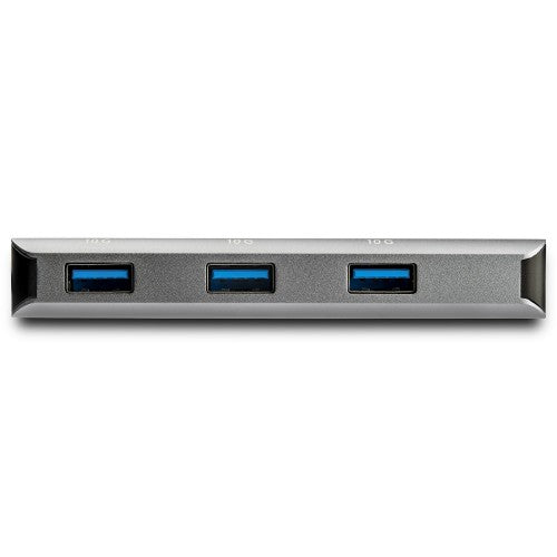 StarTech.com HB31C3ASDMB laptop dock/port replicator USB 3.2 Gen 2 (3.1 Gen 2) Type-C Black, Gray