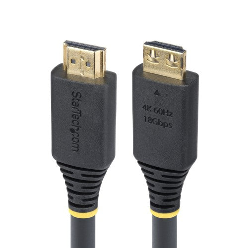 StarTech.com HDMI2-CABLE-GRIP-20F HDMI cable 240.2" (6.1 m) HDMI Type A (Standard) Black