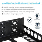 StarTech.com UNIRAILS3U rack accessory Rack rail