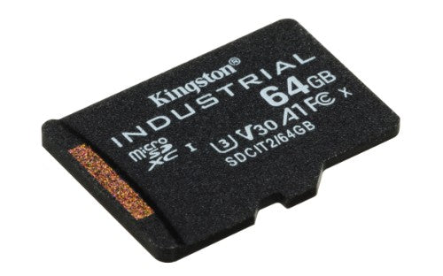 Kingston Technology Industrial 64 GB MicroSDXC UHS-I Class 10