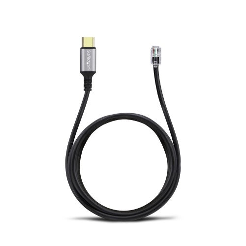 StarTech.com UR9-HEADSET-ADAPTER cable gender changer USB-C RJ-9 Black