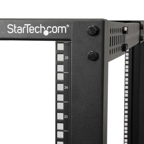 StarTech.com 4POSTRACK25U rack cabinet 25U Freestanding rack Black