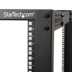 StarTech.com 4POSTRACK25U rack cabinet 25U Freestanding rack Black
