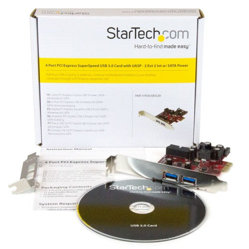 StarTech.com PEXUSB3S2EI interface cards/adapter Internal SATA, USB 3.2 Gen 1 (3.1 Gen 1)