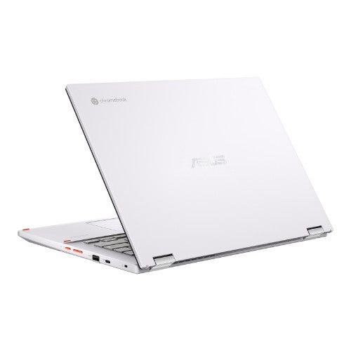 ASUS Chromebook Vibe CX34 Flip CX3401FBA-DS31T-CB Intel® Core™ i3 i3-1215U 14" Touchscreen WUXGA 8 GB LPDDR4x-SDRAM 128 GB SSD Wi-Fi 6E (802.11ax) ChromeOS White