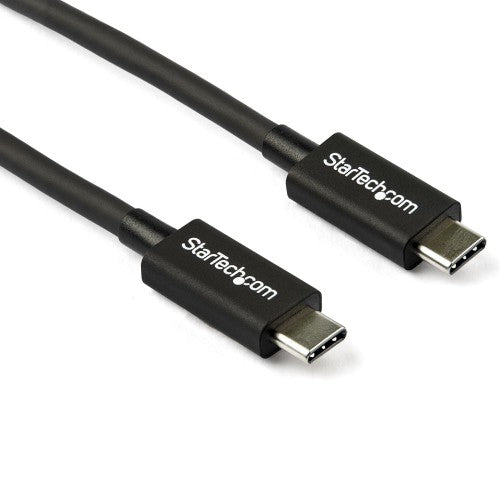 StarTech.com TBLT34MM80CM Thunderbolt cable 31.5" (0.8 m) 40 Gbit/s Black