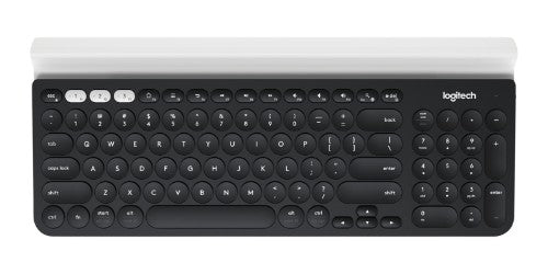 Logitech 920-008149 keyboard Universal RF Wireless + Bluetooth QWERTY English Dark Gray