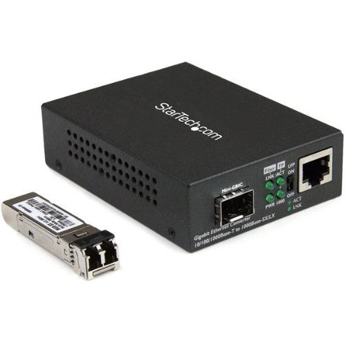 StarTech.com MCM1110MMLC network media converter 1000 Mbit/s 850 nm Multi-mode Black
