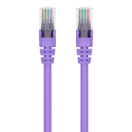 Belkin A3L980-75-PUR-S networking cable Purple 900" (22.9 m) Cat6 U/UTP (UTP)
