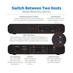 Tripp Lite B003-HC2-DOCK1 KVM switch Black
