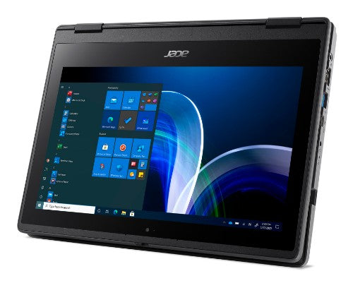 Acer TravelMate TMB311R-32-C31R Hybrid (2-in-1) 11.6" Touchscreen HD Intel® Celeron® N N5100 4 GB DDR4-SDRAM 128 GB Flash Wi-Fi 6 (802.11ax) Windows 10 Pro Black