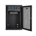 StarTech.com RK1820WALHM rack cabinet 18U Wall mounted rack Black