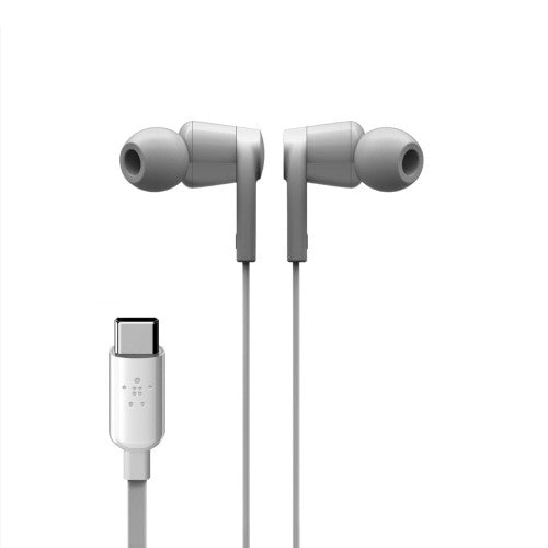 Belkin ROCKSTAR Headset Wired In-ear Calls/Music USB Type-C White
