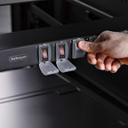 StarTech.com 8NS8-RACK-MOUNT-PDU power distribution unit (PDU) 8 AC outlet(s) 1U Black