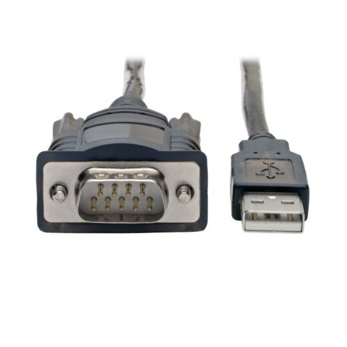 Tripp Lite U209-005-COM serial cable Black 59.8" (1.52 m) USB Type-A DB-9