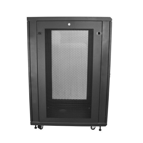 StarTech.com RK2433BKM rack cabinet 24U Freestanding rack Black