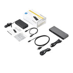 StarTech.com TB3DK2DPPD laptop dock/port replicator Wired USB 3.2 Gen 1 (3.1 Gen 1) Type-C Black, Gray