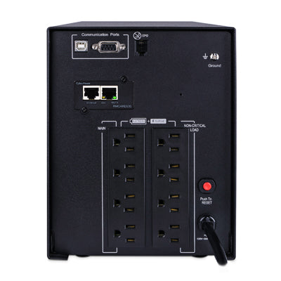 CyberPower PR1500LCDN uninterruptible power supply (UPS) Line-Interactive 1.5 kVA 1050 W 8 AC outlet(s)