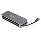 StarTech.com HB30CM4AB interface hub USB 3.2 Gen 1 (3.1 Gen 1) Type-C 5000 Mbit/s Black, Gray