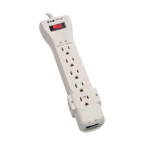 Tripp Lite SUPER7TEL15 surge protector White 7 AC outlet(s) 120 V 177.2" (4.5 m)