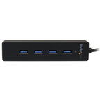 StarTech.com ST4300PBU3 interface hub USB 3.2 Gen 1 (3.1 Gen 1) Type-A 5000 Mbit/s Black