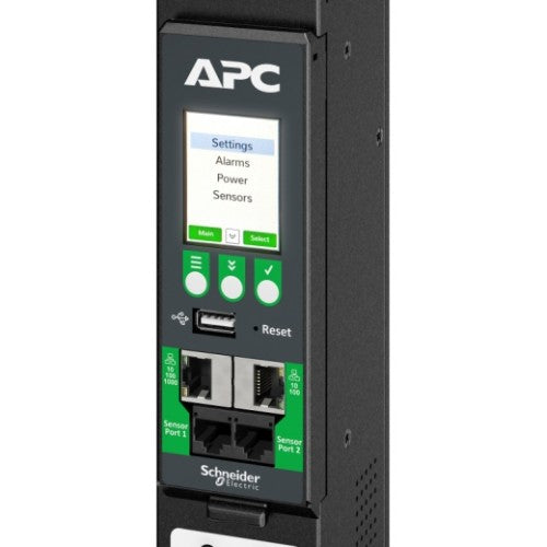 APC APDU10350SW power distribution unit (PDU) 24 AC outlet(s) 0U Black