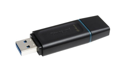 Kingston Technology DataTraveler Exodia USB flash drive 64 GB USB Type-A 3.2 Gen 1 (3.1 Gen 1) Black, Turquoise