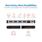 Tripp Lite U442-DOCK5D-GY laptop dock/port replicator Wired USB 3.2 Gen 1 (3.1 Gen 1) Type-C Gray
