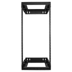 StarTech.com RACK-24U-20-WALL-OA rack cabinet Wall mounted rack Black
