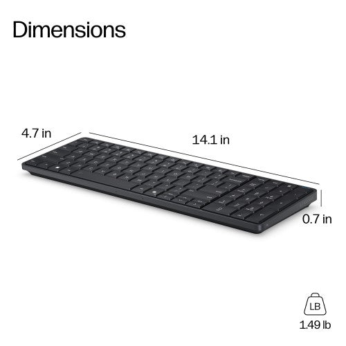HP EliteBoard G1a Next Gen AI PC Wolf Pro Security Edition Copilot+ PC PRO 340 16 GB DDR5-SDRAM Windows 11 Pro Black