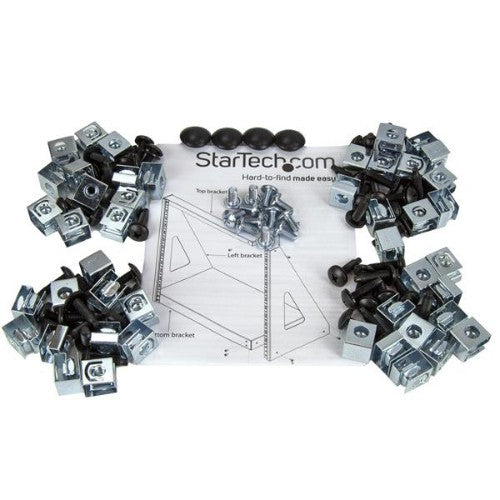 StarTech.com 2POSTRACK16 rack cabinet 16U Freestanding rack Black