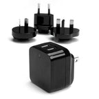 StarTech.com USB2PACBK mobile device charger Mobile phone, Smartphone, Tablet Black AC Indoor