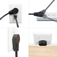 StarTech.com RTPAC10110 power cable Black 118.1" (3 m) NEMA 5-15P NEMA 5-15R