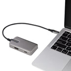StarTech.com DKT31CHPD3 laptop dock/port replicator Wired USB 3.2 Gen 2 (3.1 Gen 2) Type-C Gray