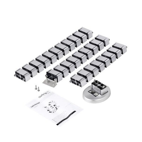 StarTech.com CMVBMOD cable organizer Desk Cable sleeve Silver 1 pc(s)