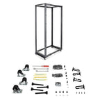 StarTech.com 4POSTRACK42 rack cabinet 42U Freestanding rack Black