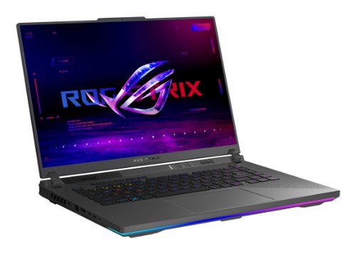 ASUS ROG Strix G16 G614PR-DB96-CA laptop AMD Ryzen™ 9 8940HX 16" WUXGA 32 GB DDR5-SDRAM 1 TB SSD NVIDIA GeForce RTX 5070 Ti Wi-Fi 6E (802.11ax) Windows 11 Home Black, Gray