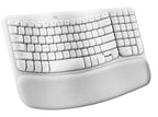 Logitech Wave Keys for Mac keyboard Universal RF Wireless + Bluetooth QWERTY English White