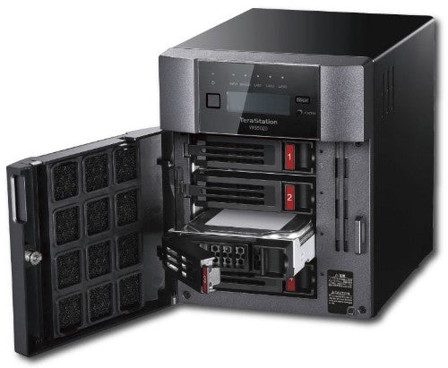 Buffalo TeraStation WS5420DN NAS Desktop Intel Atom® C3338 8 GB DDR4 16 TB HDD Black