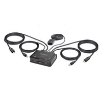 StarTech.com C2-D46-UC2-CBL-KVM KVM switch Black