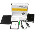 StarTech.com S251BMU313 storage drive enclosure HDD/SSD enclosure Black 2.5"