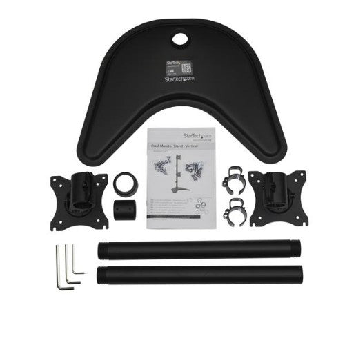 StarTech.com ARMBARDUOV monitor mount / stand 27" Desk Black